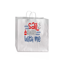 Sail Away With Me Jumbo Paper Bag - 18 X 7 X 18 3/4 | Artistshot