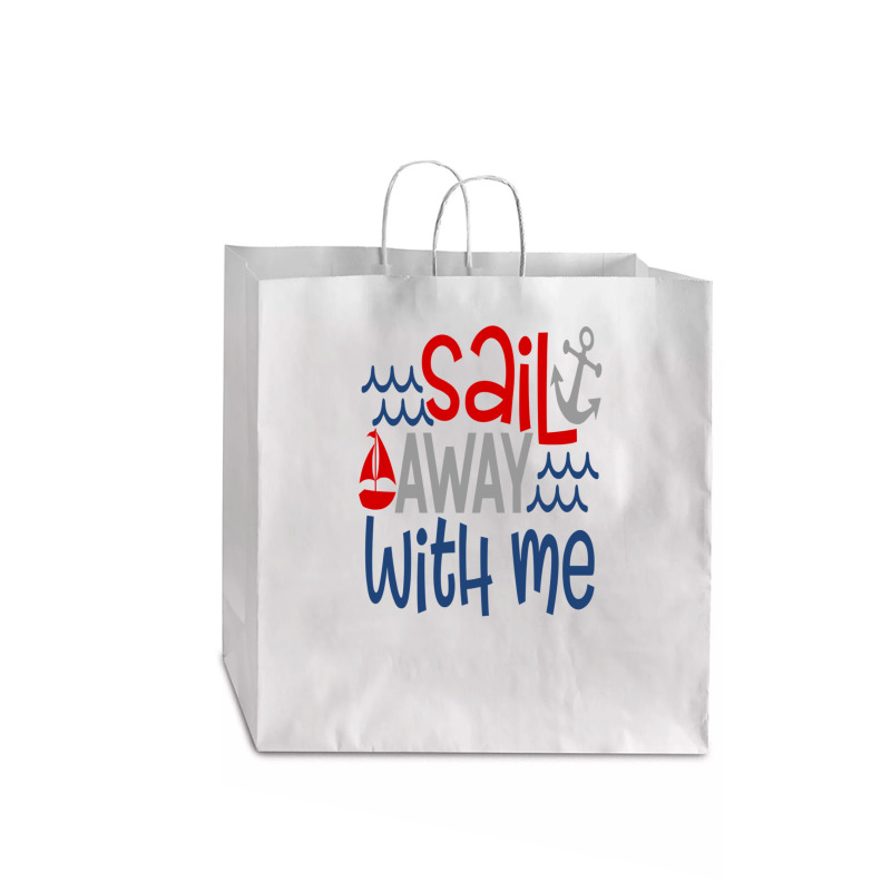 Sail Away With Me Jumbo Paper Bag - 18 X 7 X 18 3/4 | Artistshot