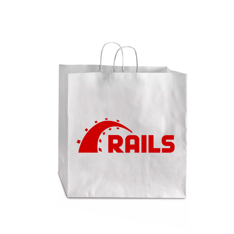 Ruby On Rails Jumbo Paper Bag - 18 X 7 X 18 3/4 | Artistshot