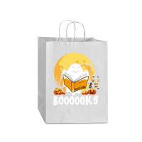 Booooks Ghost Boo Read Books Library Teacher Moon Bookworm Mart Paper Bag -13 X 7 X 17 | Artistshot