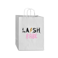 Vintage Leopard Skin Lash Babe Lash Artist Eyelash Lash Tech Mart Paper Bag -13 X 7 X 17 | Artistshot