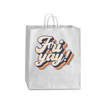 Its Fri-yay Funny Teacher Mom Friday Back To School Queen Paper Bag - 16 X 6 X 19 1/4 | Artistshot