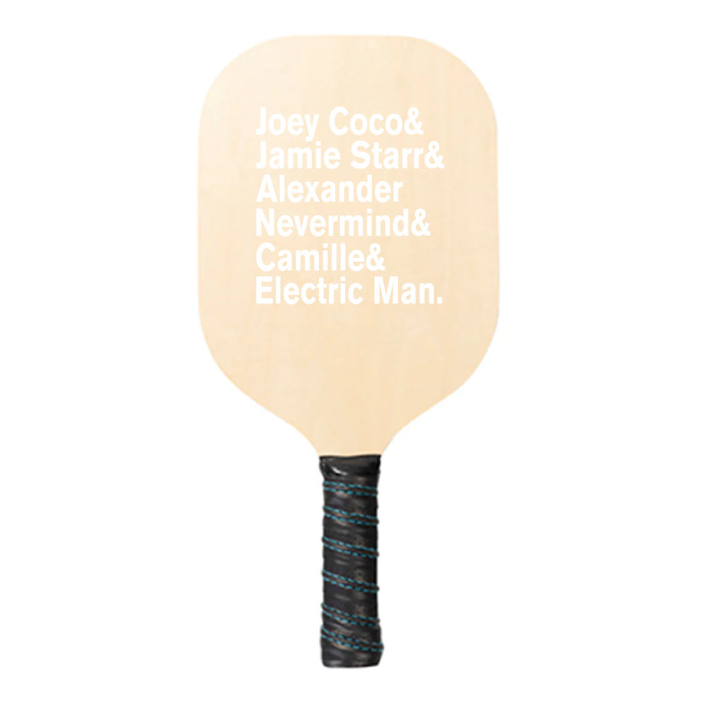 Prince Aliases Joey Coco & Jamie Starr Threads Pickleball Paddle | Artistshot