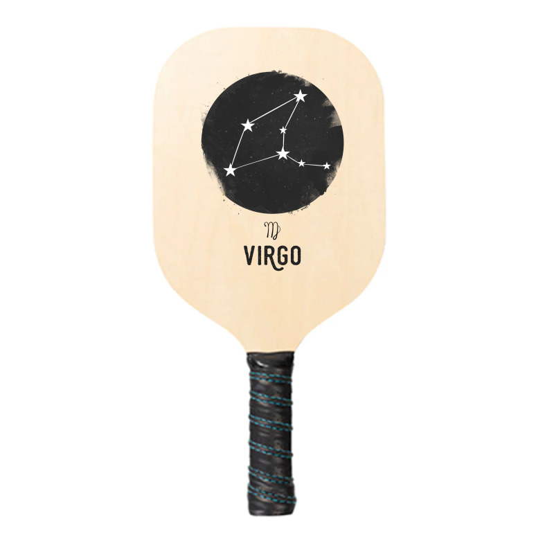 Minimal Virgo Zodiac Sign Pickleball Paddle | Artistshot