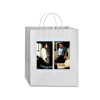 Seinfeld Newman And Jerry Long Sleeve T Shirt Traveler Paper Bag -13 X 6 X 15 3/4 | Artistshot