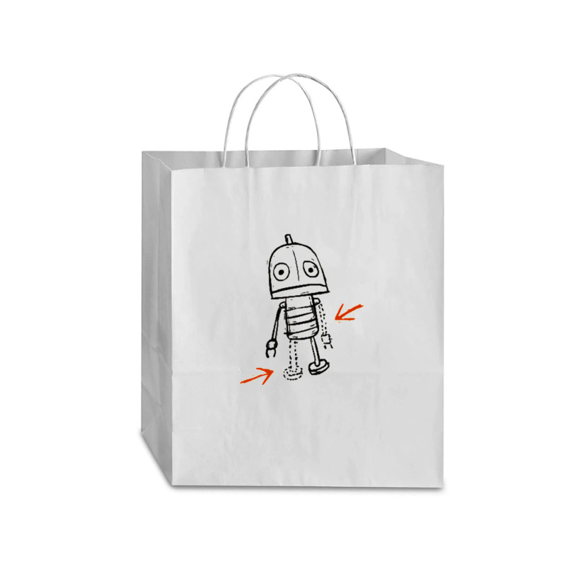 Josef Machinarium Thought Bubble Traveler Paper Bag -13 X 6 X 15 3/4 | Artistshot