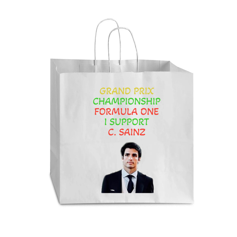 Carlos Sainz - Illustration Art Design Vogue Paper Bag - 16 X 6 X 12 | Artistshot