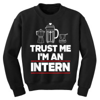 Trust Me I Am Intern Assistant Internship Apprentice Trainee T Shirt Youth Sweatshirt | Artistshot