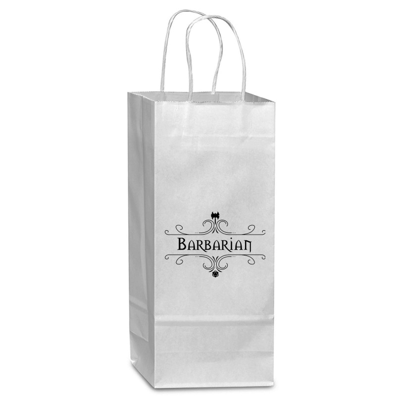 Barbarian Dungeon & Dragons Class Wine Paper Bag - 5 1/2 X 3 1/4 X 13 | Artistshot