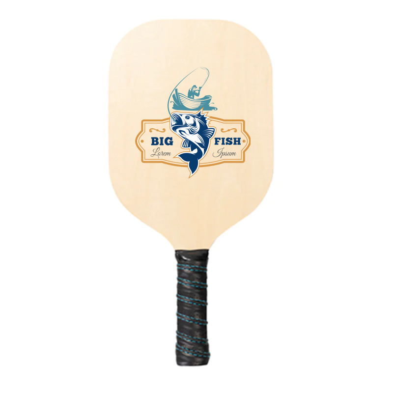 Big Fish Vector Pickleball Paddle by ZhannaArt | Artistshot