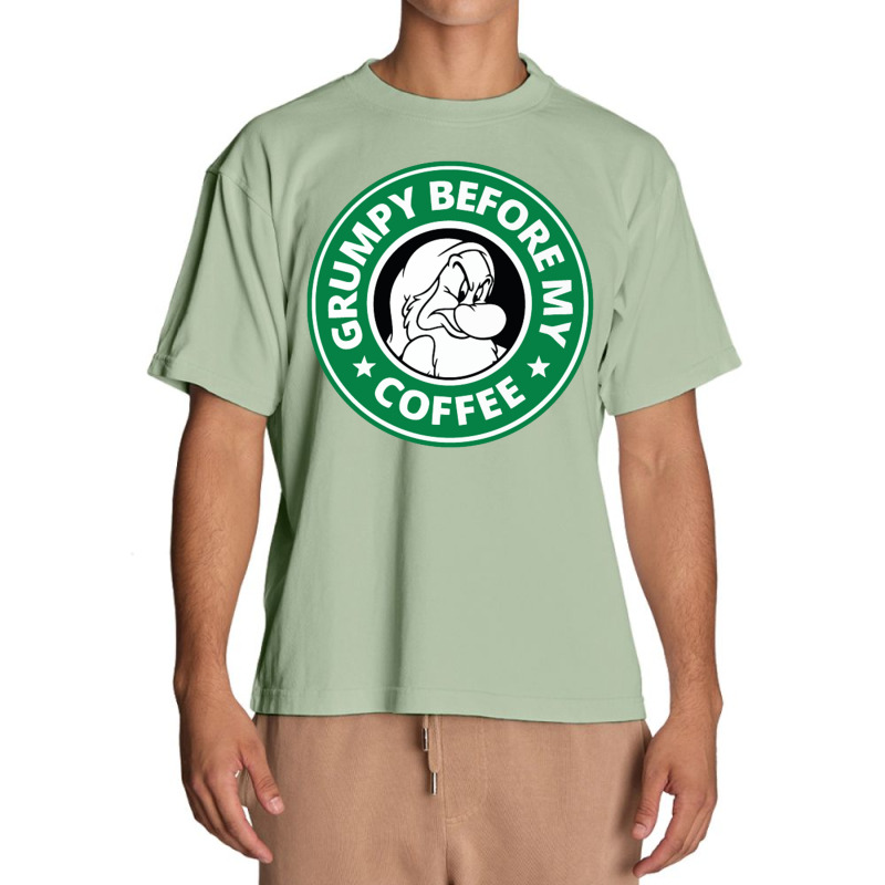 Grumpy Before My Coffee Urban Heavy T-shirt by haydar | Artistshot