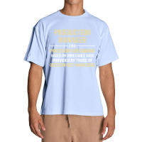 Production Manager I Do Precision Guesswork. Funny Gift Urban Heavy T-shirt | Artistshot