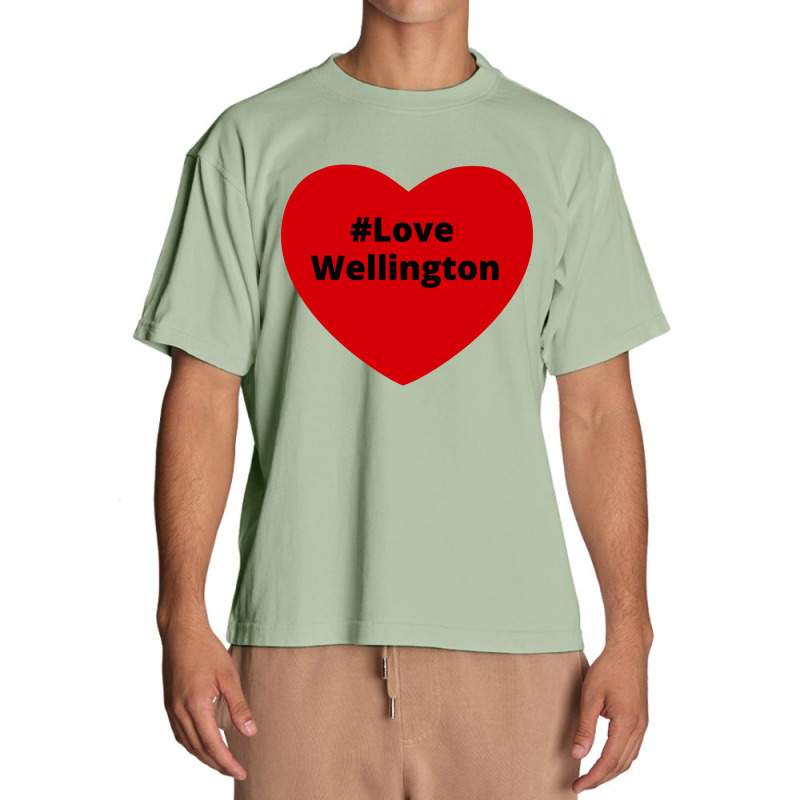 Love Wellington, Hashtag Heart, Love Wellington 2 Urban Heavy T-shirt | Artistshot