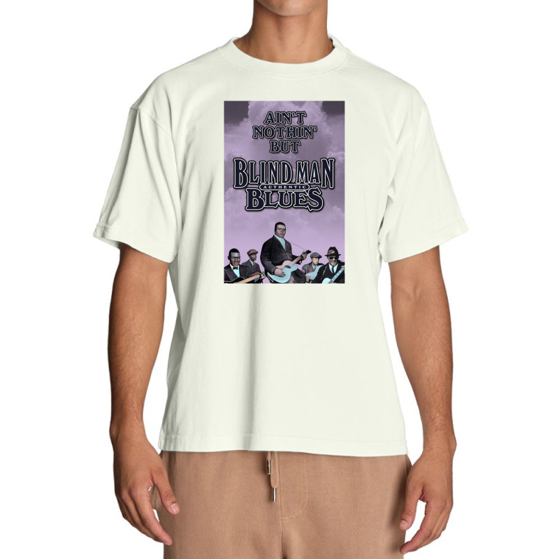 Ain't Nothin' But Authentic   Blind Man Blues Urban Heavy T-shirt by lokiraapa | Artistshot