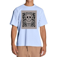 Skull Stencil Warm Grey Urban Heavy T-shirt | Artistshot