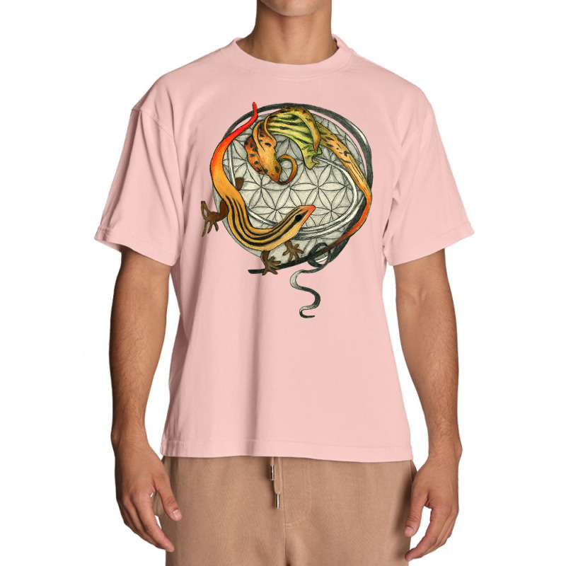 Orange Tailed Skink With Jack In The Pulpit T Shirt Urban Heavy T-shirt | Artistshot