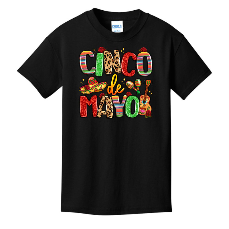 Cinco De Mayo Basic Youth T-shirt by LillyAllenDesigns | Artistshot