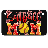 Softball Mom Motorcycle License Plate | Artistshot