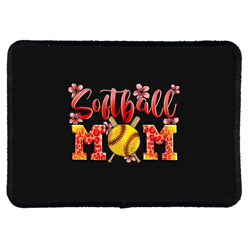 Softball Mom Rectangle Patch | Artistshot