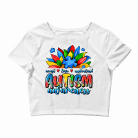 Autism Awareness Accept Love Understand Crop Top | Artistshot