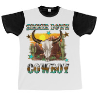 Simmer Down Cowboy Graphic T-shirt | Artistshot