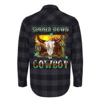 Simmer Down Cowboy Flannel Shirt | Artistshot