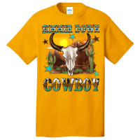 Simmer Down Cowboy Basic T-shirt | Artistshot