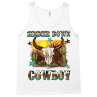 Simmer Down Cowboy Tank Top | Artistshot