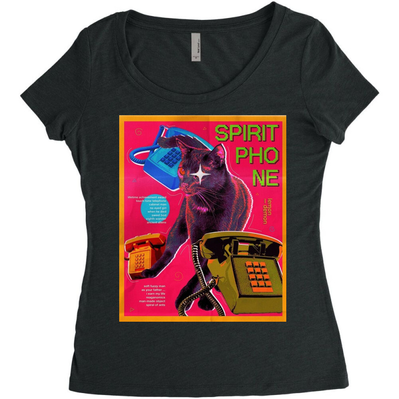 Spirit Phone   Lemon Demon Women's Triblend Scoop T-shirt by amilliondream | Artistshot