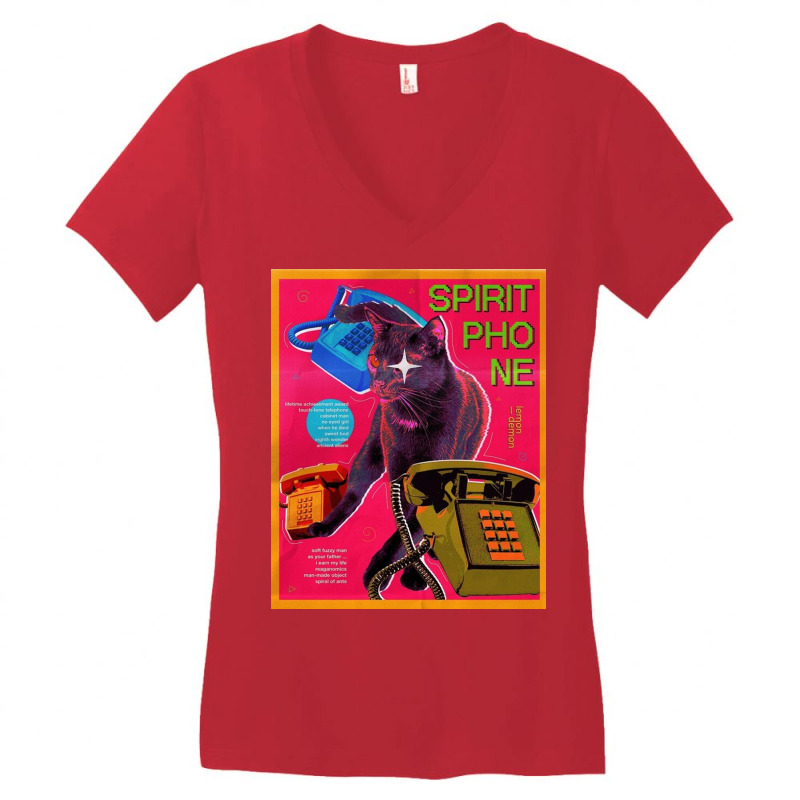 Spirit Phone   Lemon Demon Women's V-Neck T-Shirt by amilliondream | Artistshot