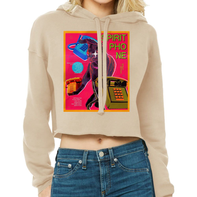 Spirit Phone   Lemon Demon Cropped Hoodie by amilliondream | Artistshot