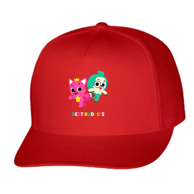 Pinkfong Wonderstar Best Buddies Pinkfong And Hogi T Shirt Trucker Cap by bisonrbbatteg | Artistshot