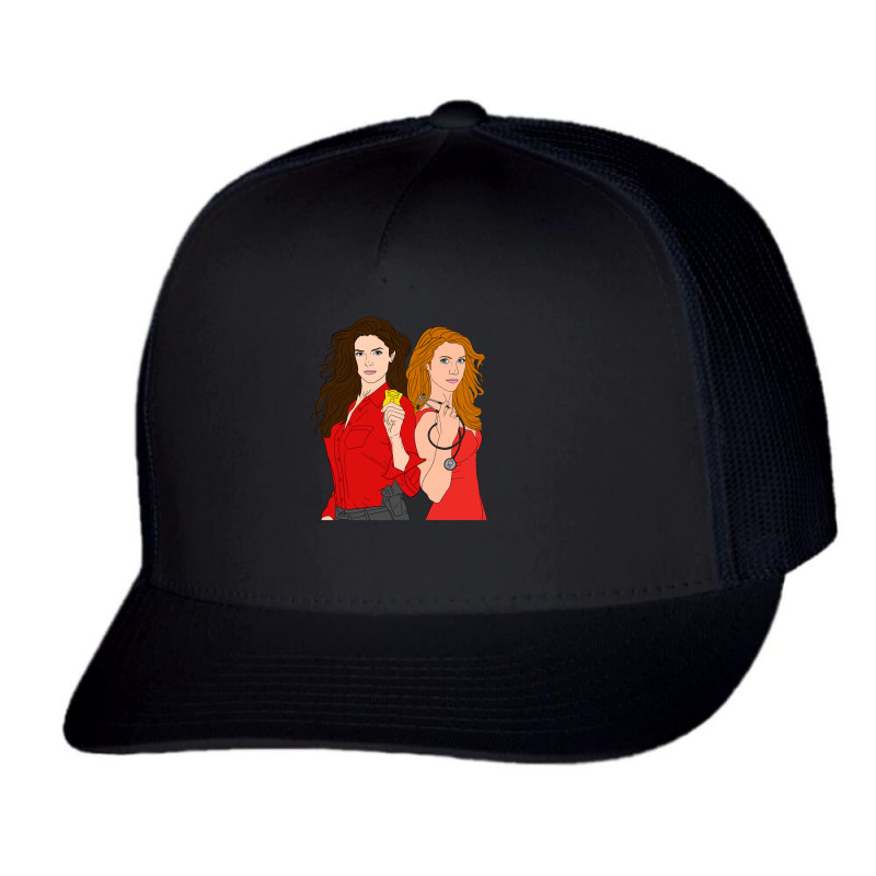 Retro  Badass Call Me Trucker Cap by JaxArtists | Artistshot