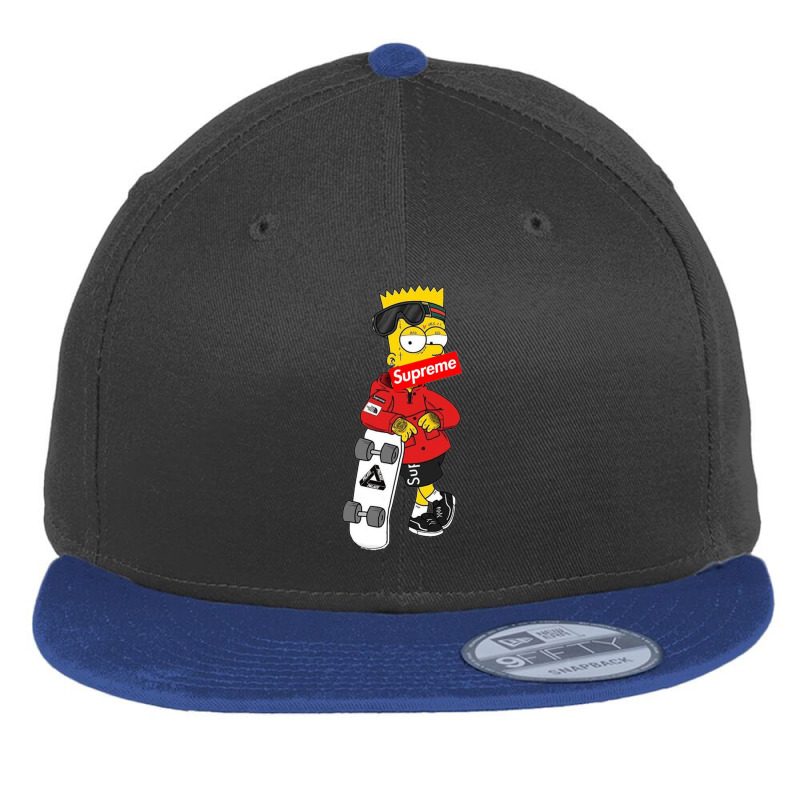 Sİmpson Flat Bill Snapback Cap by HATİCE | Artistshot