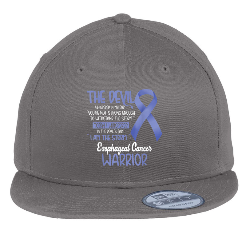 I Am The Storm Esophageal Cancer Warrior Flat Bill Snapback Cap | Artistshot