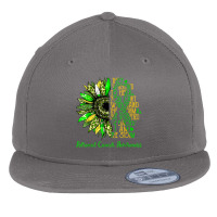 I'm The Storm Sunflower Leopard Adrenal Cancer Warrior Flat Bill Snapback Cap | Artistshot