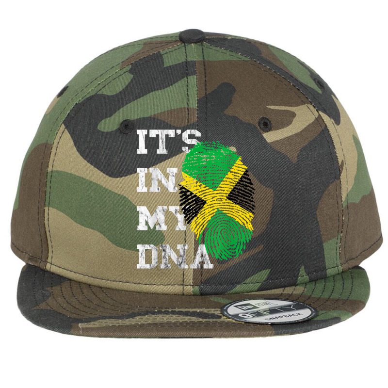 It's In My Dna Jamaica Genetic Jamaican Roots Jamaican Pride T Shirt Flat Bill Snapback Cap by palmotytouneyhg | Artistshot