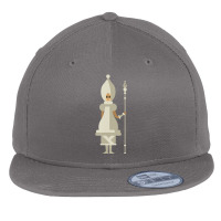 Chess Pieces White Bishop Children Board Game Set Flat Bill Snapback Cap | Artistshot