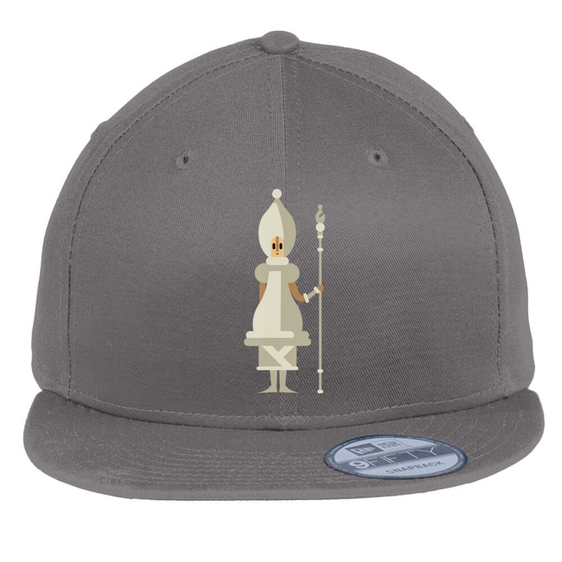 Chess Pieces White Bishop Children Board Game Set Flat Bill Snapback Cap | Artistshot