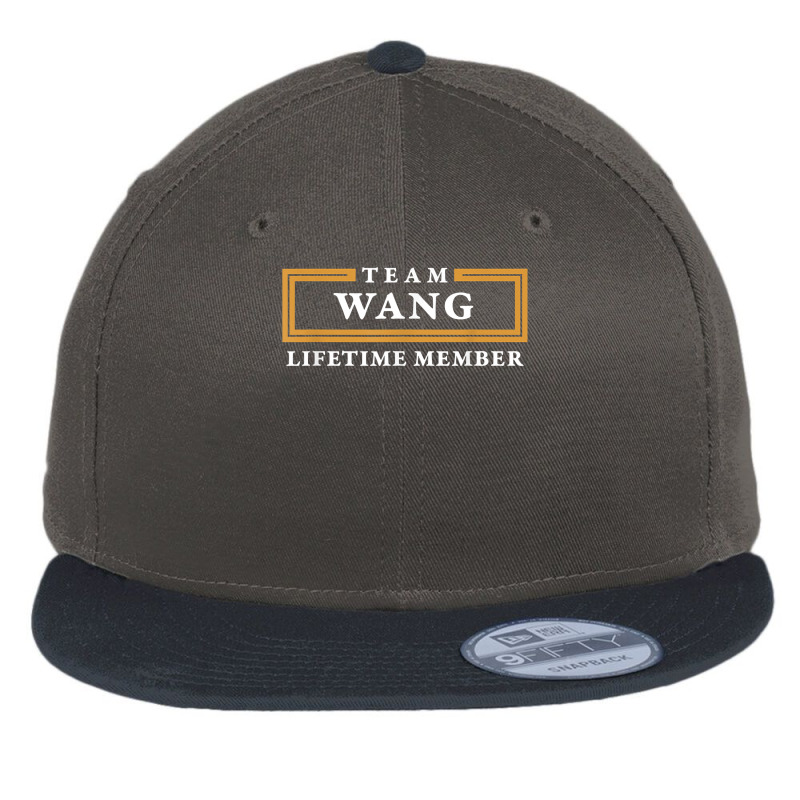 Team Wang Lifetime Member Surname T Shirt Flat Bill Snapback Cap by aringzaodeanl | Artistshot