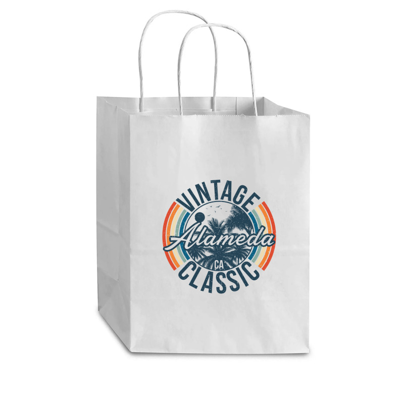 I Love Alameda California Retro Vintage Classic Limited Edition Cub Paper Bag - 8 X 4 1/2 X 10 1/4 | Artistshot