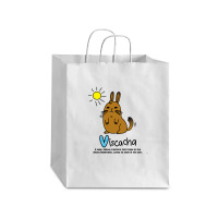 V Is For Viscacha Debie Paper Bag - 10 X 5 X 13 | Artistshot