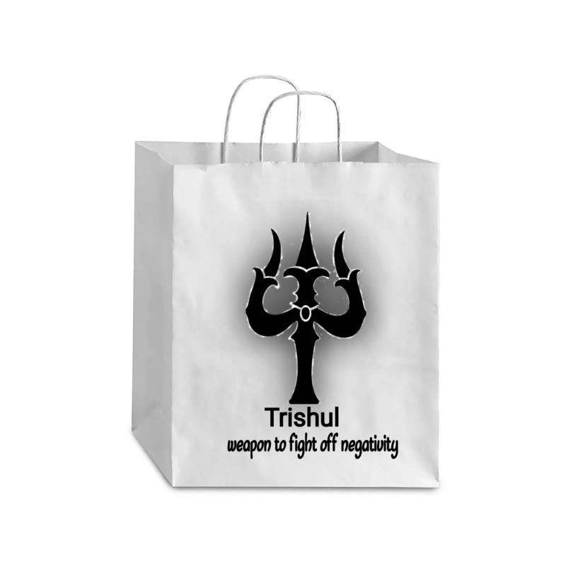 Trishul Art Work Debie Paper Bag - 10 X 5 X 13 | Artistshot