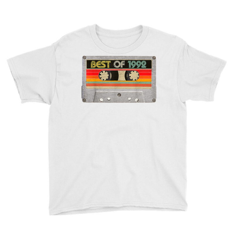 Best Of 1992 30th Birthday Gifts Cassette Tape Vintage T Shirt Youth Tee by phuongvu | Artistshot