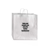 Guitar Synthesizer Player Musician Funny Gift Idea Jumbo Paper Bag - 18 X 7 X 18 3/4 | Artistshot