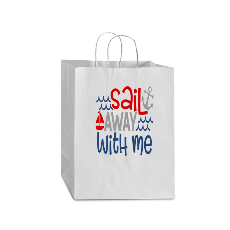 Sail Away With Me Mart Paper Bag -13 X 7 X 17 | Artistshot