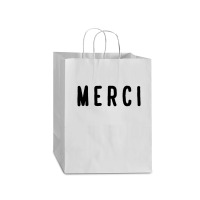 Noun Merci Thank You Translation Mart Paper Bag -13 X 7 X 17 | Artistshot