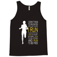 Female Runner Girl Women I Don't Run To Win Races Tank Top Tank Top | Artistshot