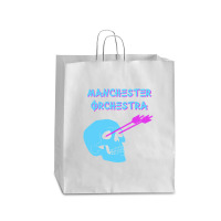 Manchester Orchestra Skull And Arrows T Png Queen Paper Bag - 16 X 6 X 19 1/4 | Artistshot