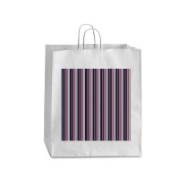 Vertical Striped Colors Skirt Chiffon Top Queen Paper Bag - 16 X 6 X 19 1/4 | Artistshot